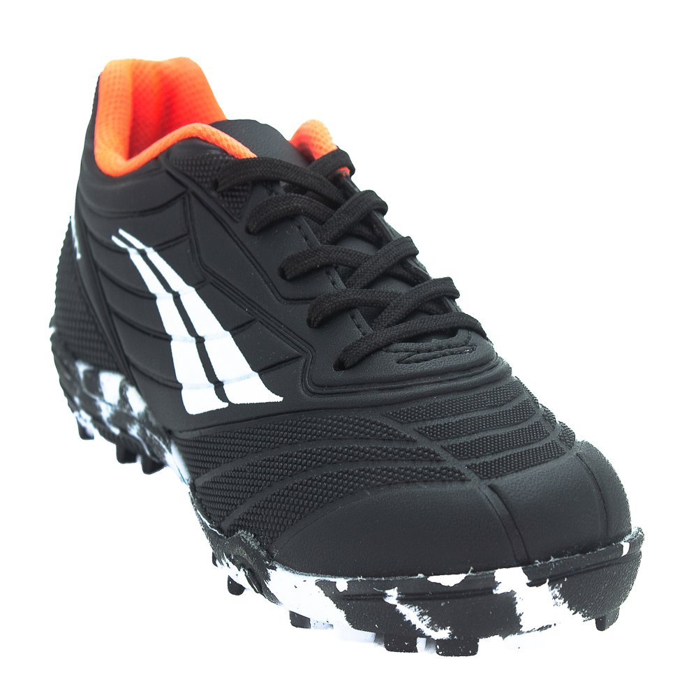 Chuteira Society Infantil Menino Penalty Matis Xxi - Preto Preto 2