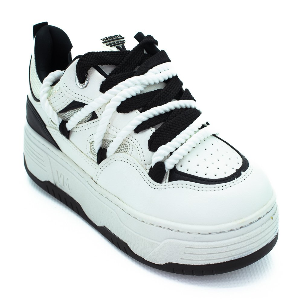Tênis Feminino Via Marte 225-003 - Branco Branco 2