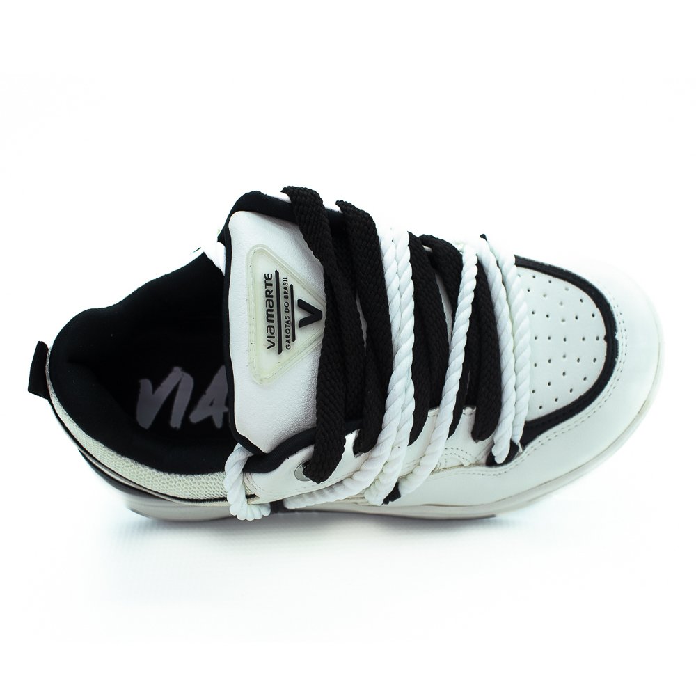Tênis Feminino Via Marte 225-003 - Branco Branco 5
