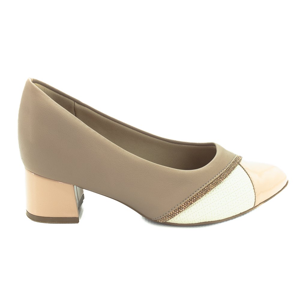 Sapato Feminino Piccadilly 739079-1 - Nude