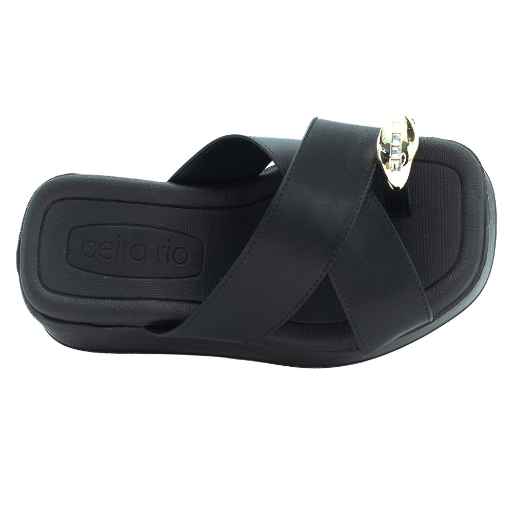 Tamanco Feminino Beira Rio 8530.114 - Preto Preto 5