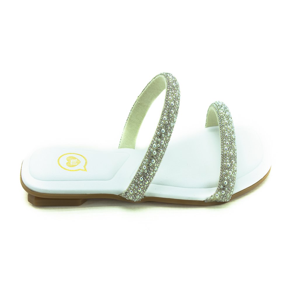 Chinelo Infantil Menina Molekinha 2354.108 - Branco