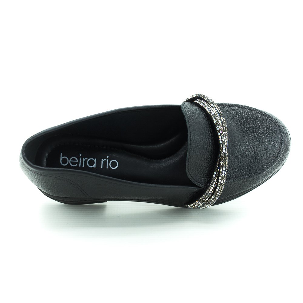Mocassim Feminino Beira Rio 4312.102 - Preto Preto 5