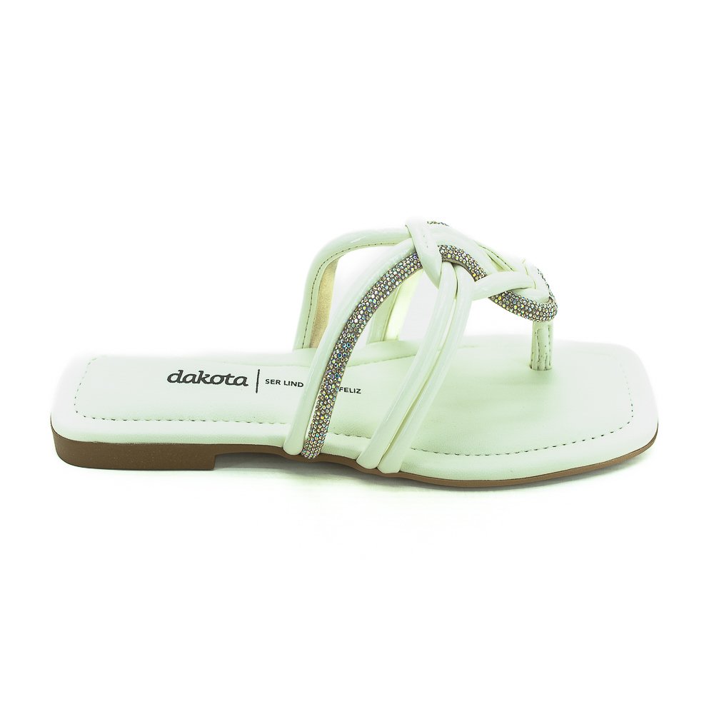 Chinelo Feminino Dakota Y7902 - Off White