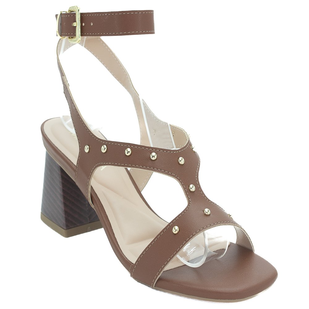 Sandália Feminina Mariotta 20221-32 - Marrom Marrom 2