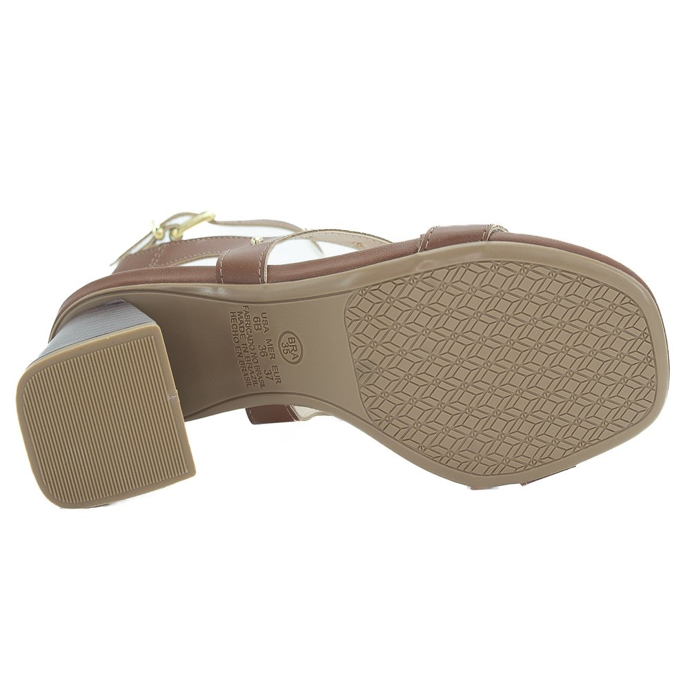 Sandália Feminina Mariotta 20221-32 - Marrom Marrom 4