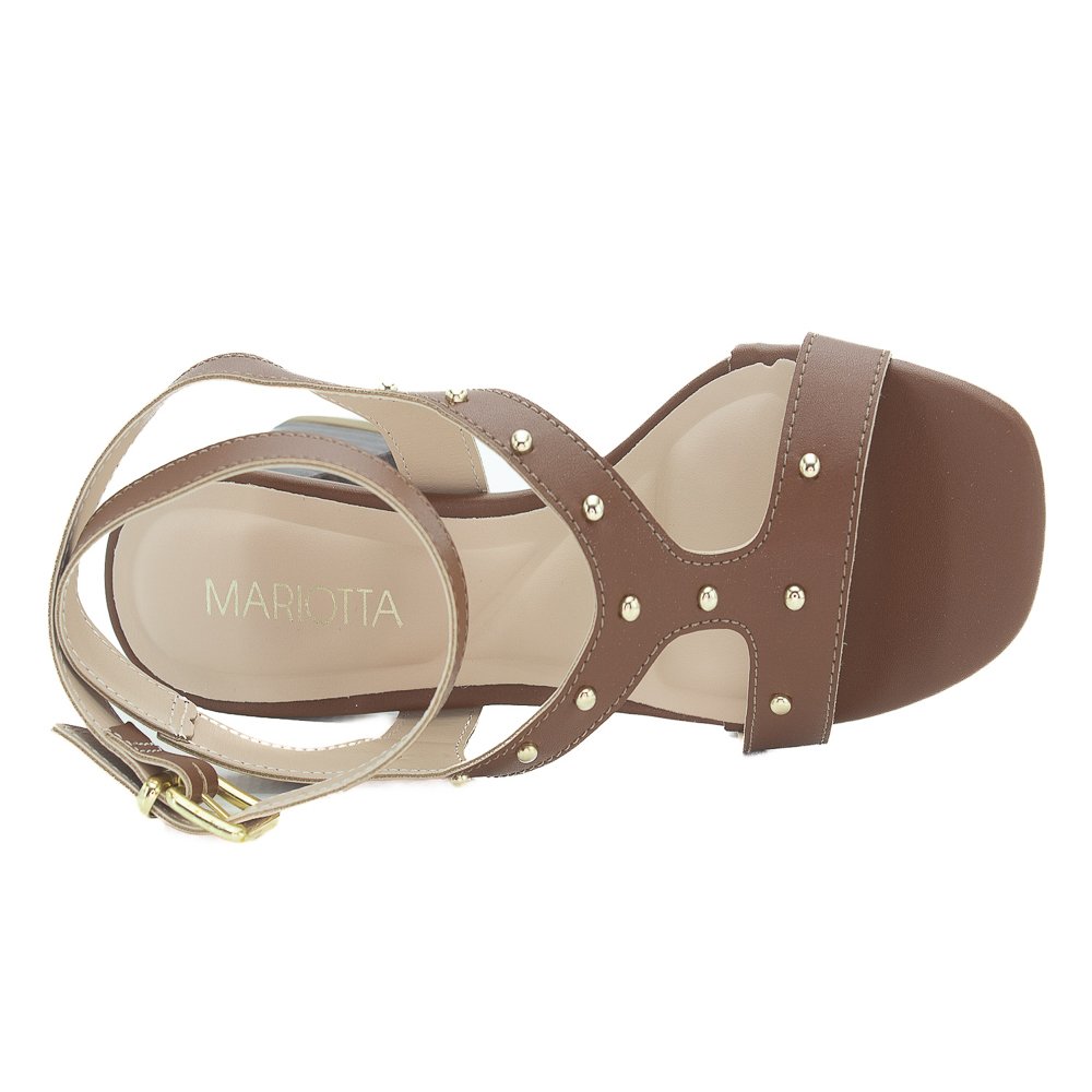 Sandália Feminina Mariotta 20221-32 - Marrom Marrom 5