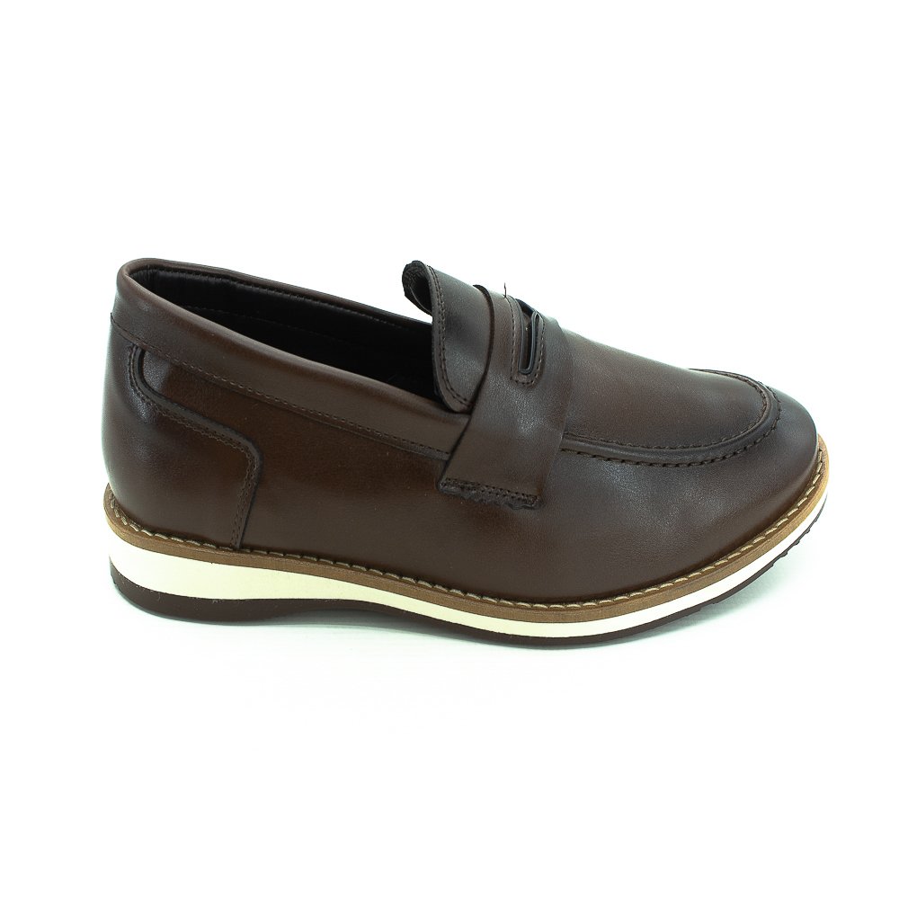 Sapato Casual Masculino Franshoes Fp2010 - Marrom