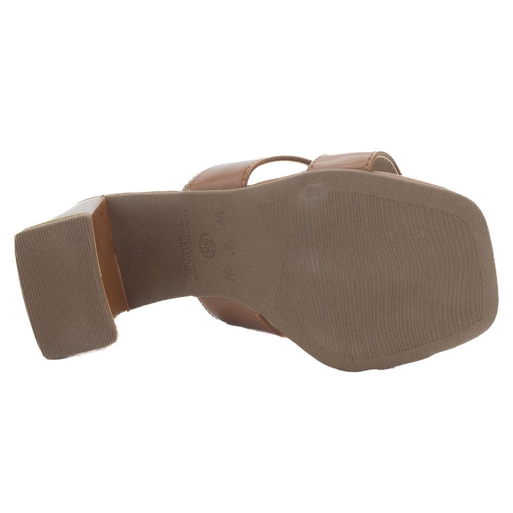 Tamanco Feminino Renata Mello 8456.91780 - Marrom Marrom 4