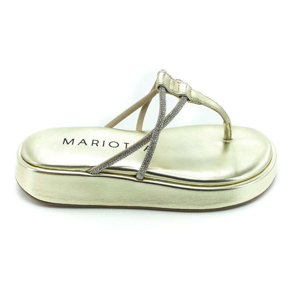 Sandália Feminina Mariotta 20215-18 - Dourado