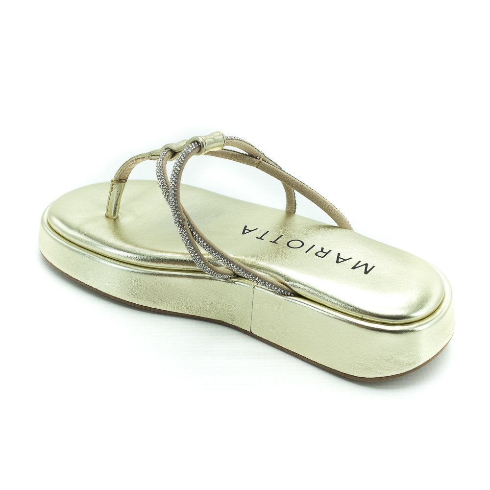 Sandália Feminina Mariotta 20215-18 - Dourado Dourado 3