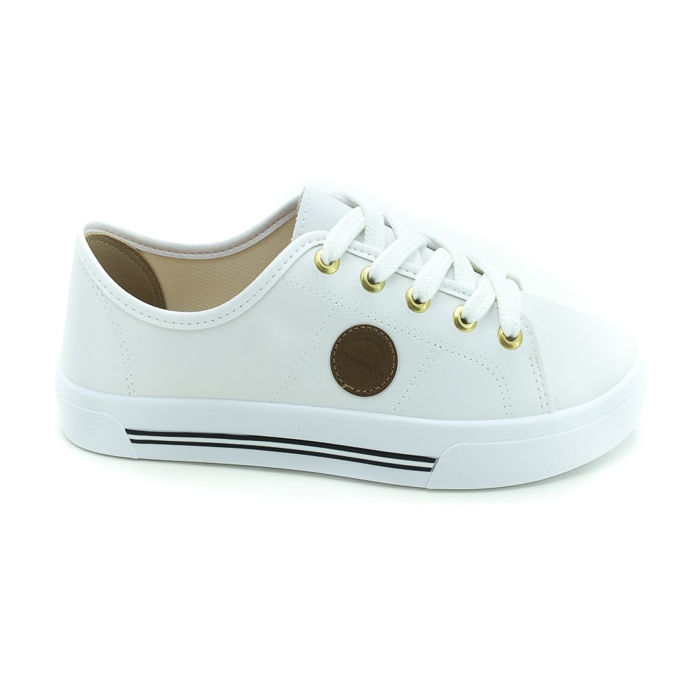 Tênis Feminino Moleca 5667.302 - Branco