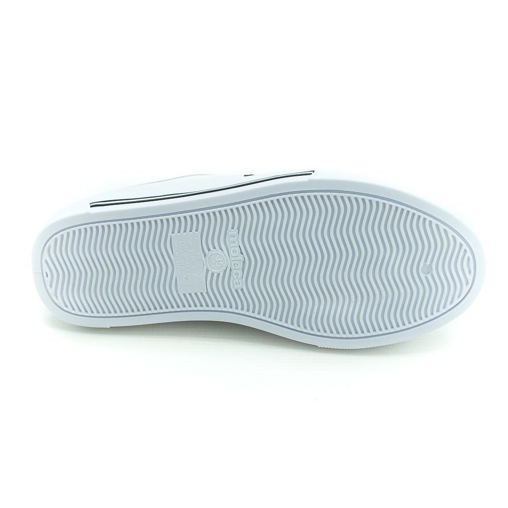 Tênis Feminino Moleca 5667.302 - Branco Branco 4