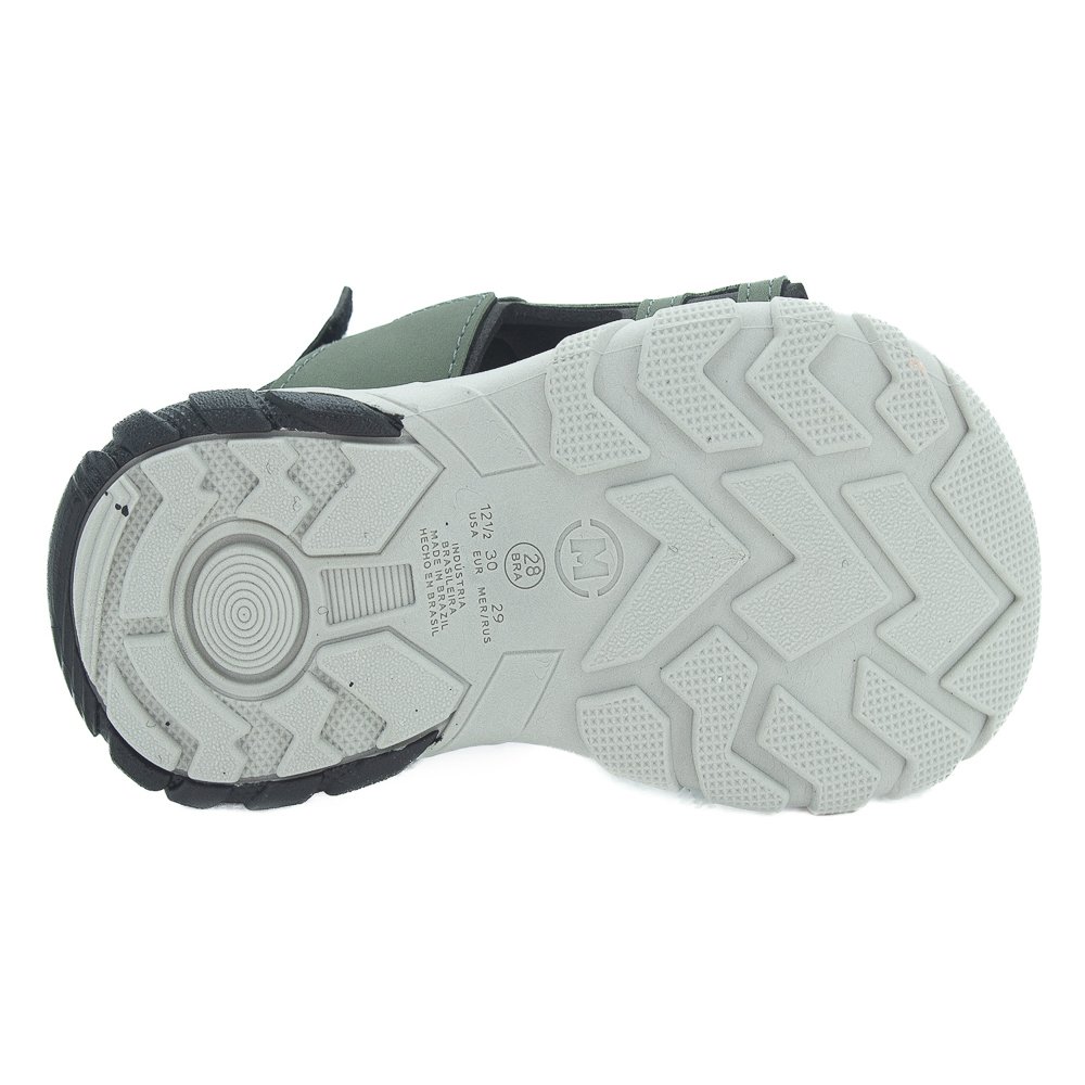 Sandália Infantil Menino Molekinho 2424.110 - Verde Verde 4