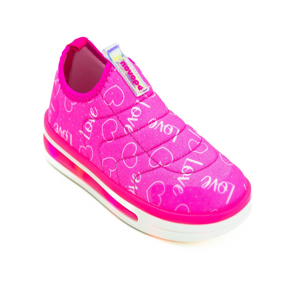 Tênis Infantil Menina Novopé 72001016 - Rosa Rosa 2