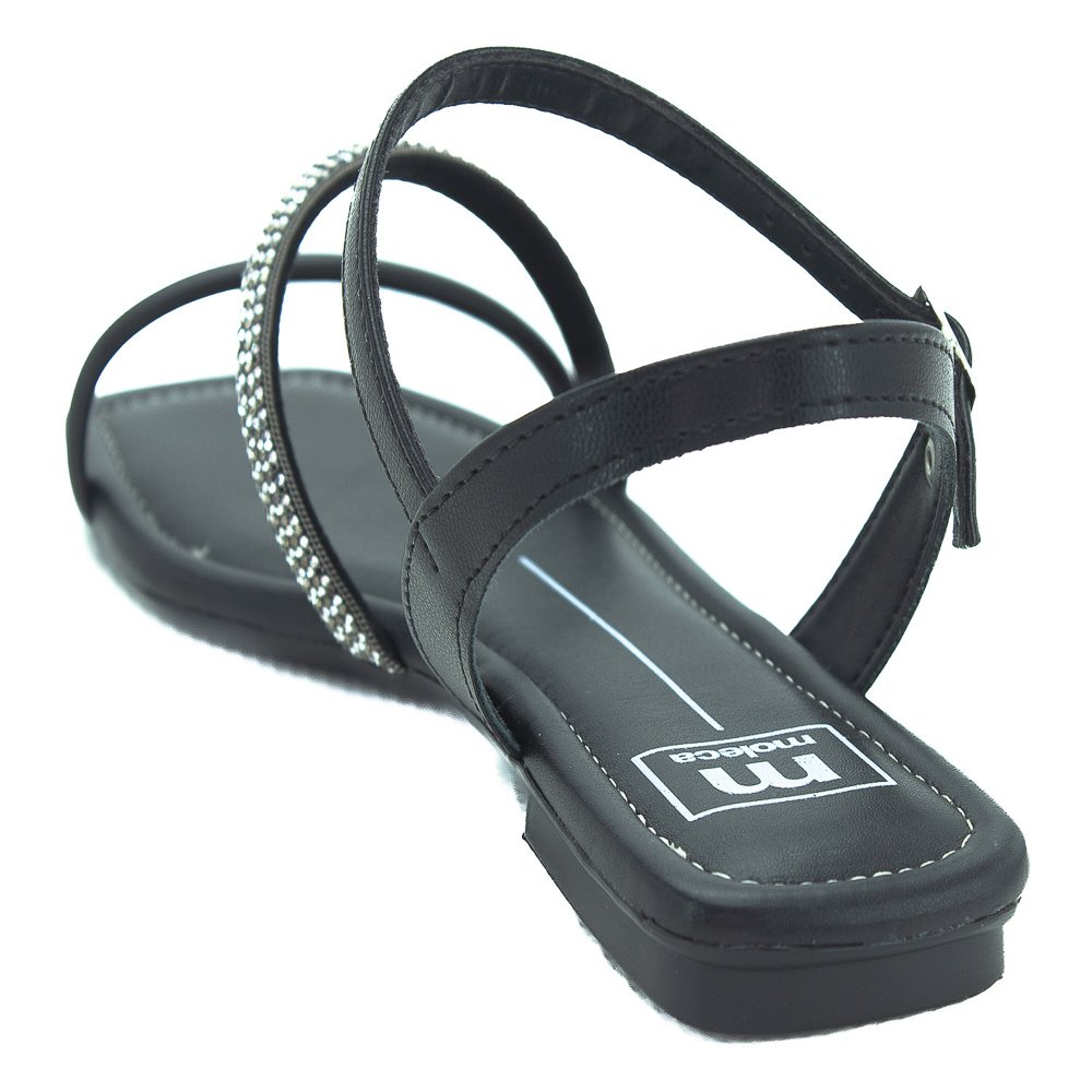 Sandália Feminina Moleca 5462.138 - Preto Preto 3