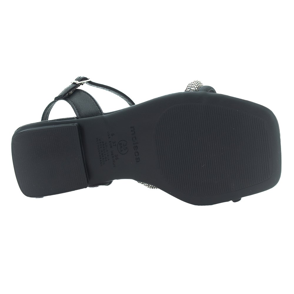 Sandália Feminina Moleca 5462.138 - Preto Preto 4