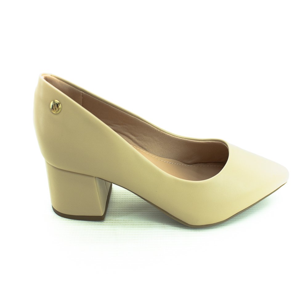 Scarpin Feminino Offline 5304.22271 - Bege
