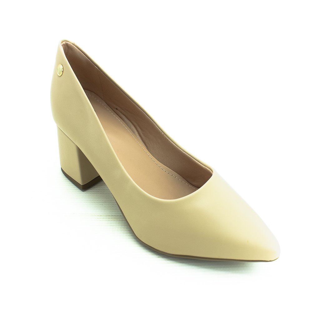 Scarpin Feminino Offline 5304.22271 - Bege Bege 2