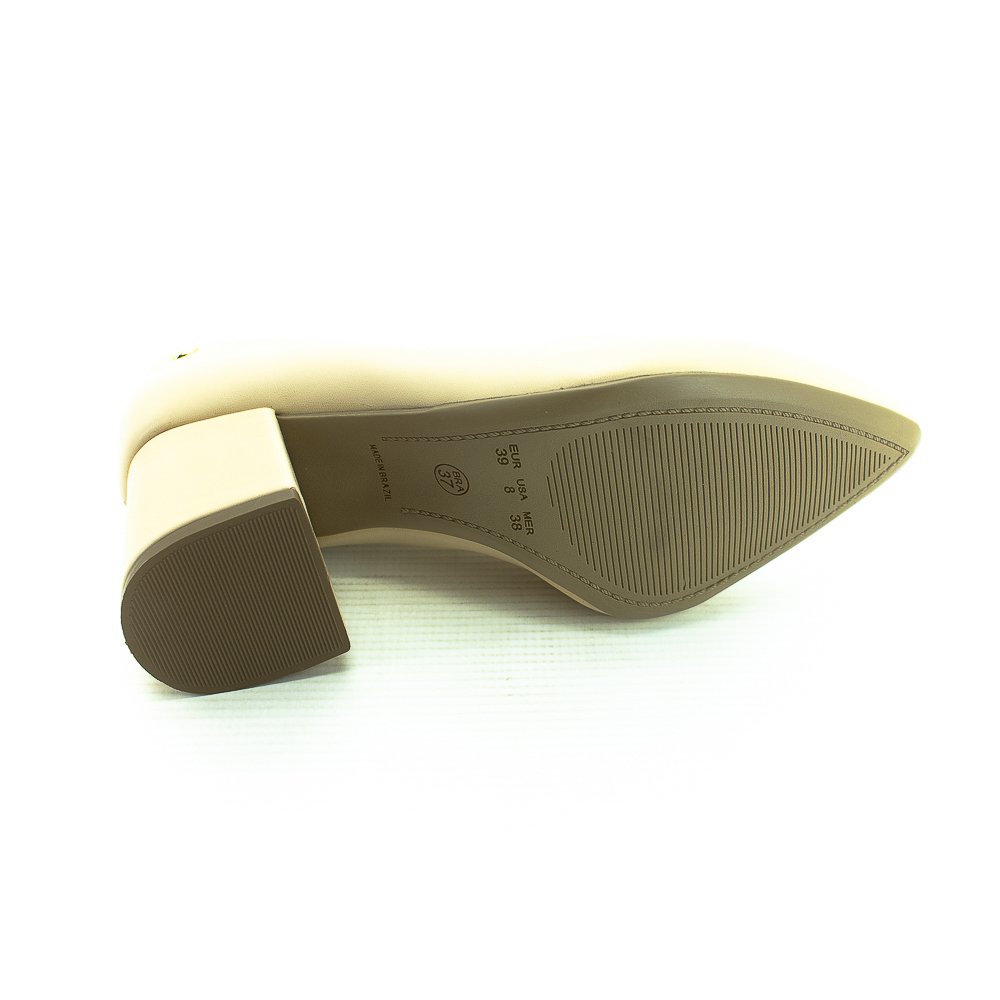 Scarpin Feminino Offline 5304.22271 - Bege Bege 4