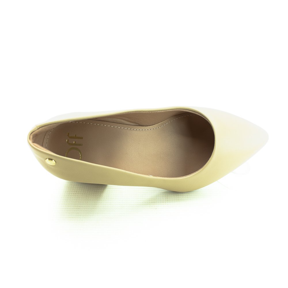 Scarpin Feminino Offline 5304.22271 - Bege Bege 5