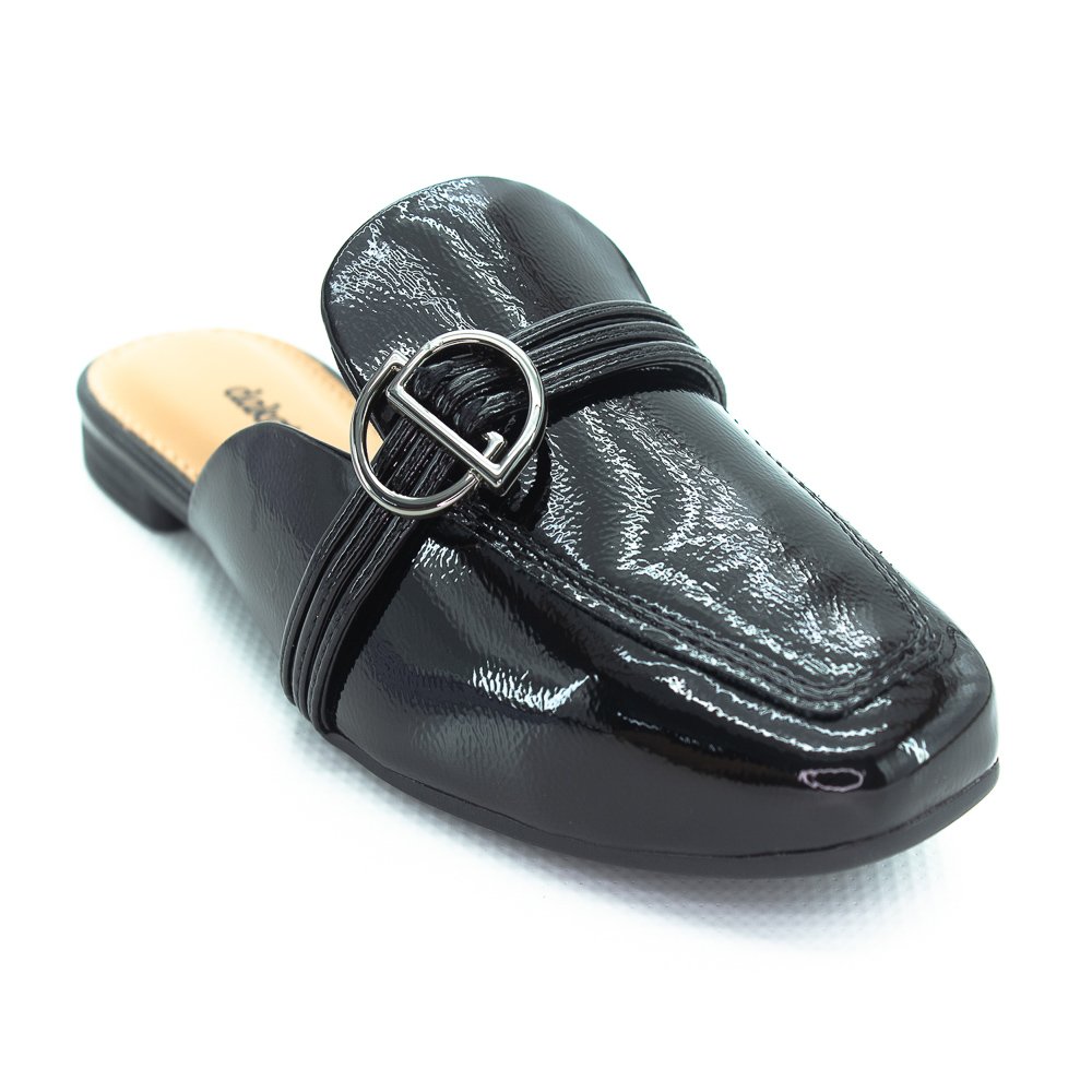 Mule Feminino Dakota D0232-0001 - Preto Preto 2