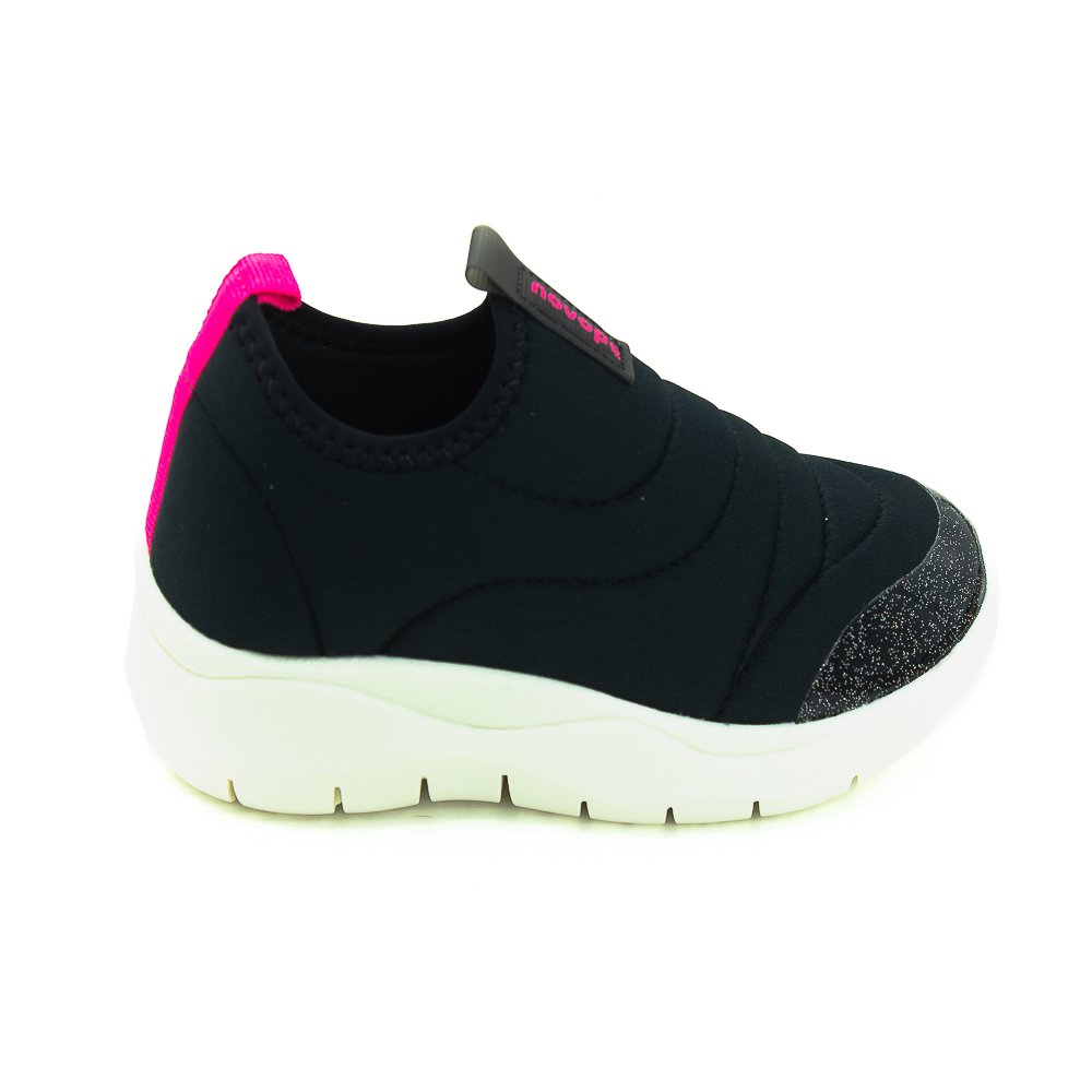 Tênis Infantil Menina Novopé 80001290 - Preto