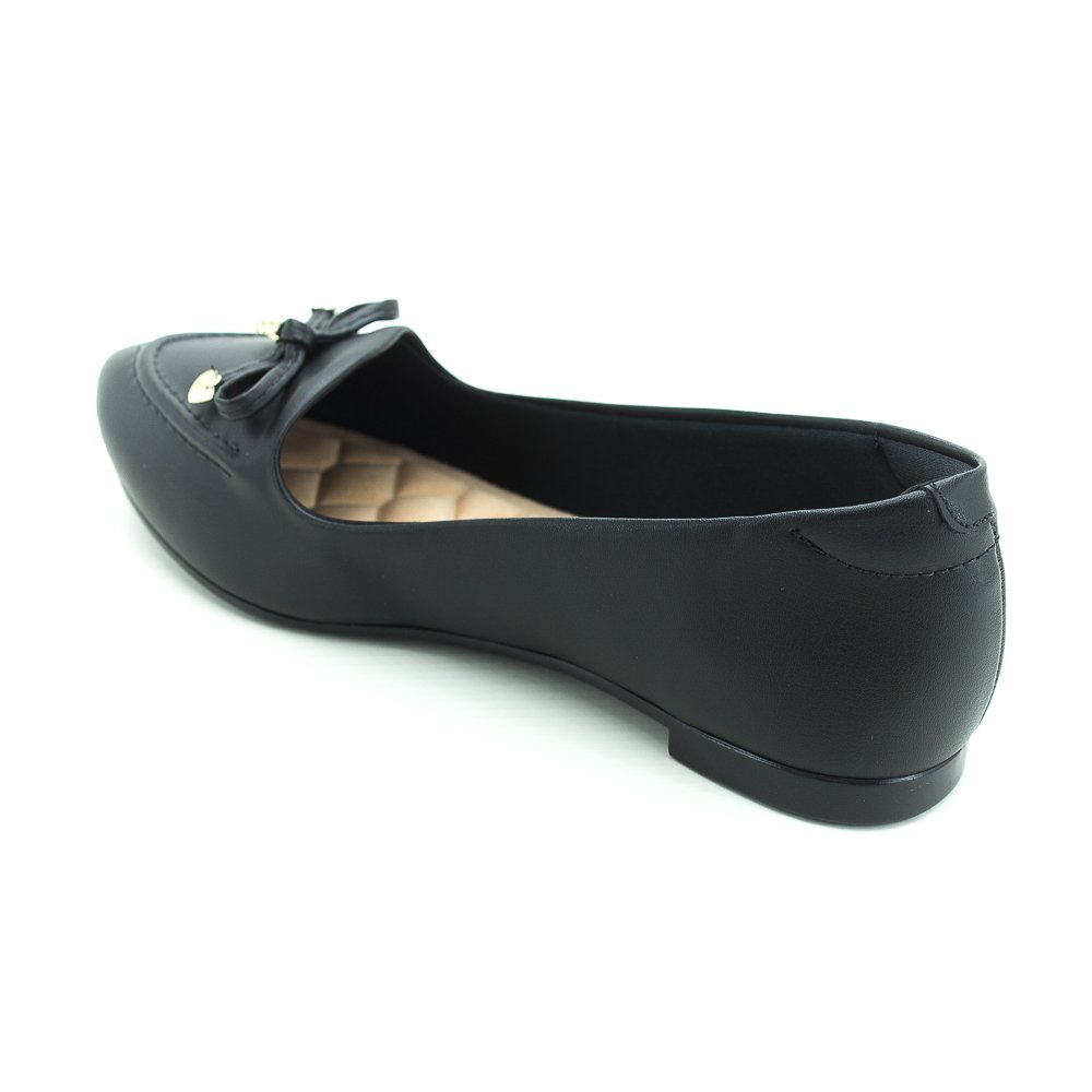 Sapatilha Feminina Moleca 5635.863 - Preto Preto 3