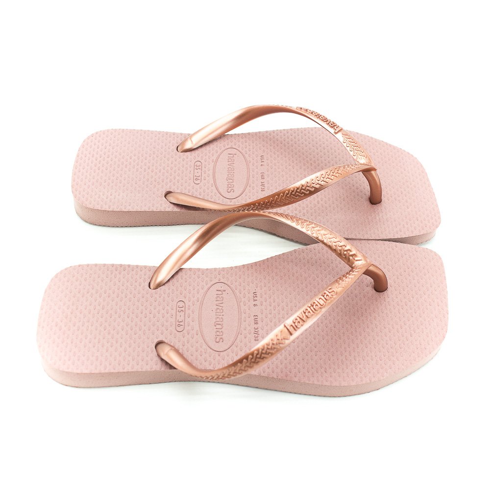 Chinelo Feminino Havaianas Slim Square - Rosa Rosa 2