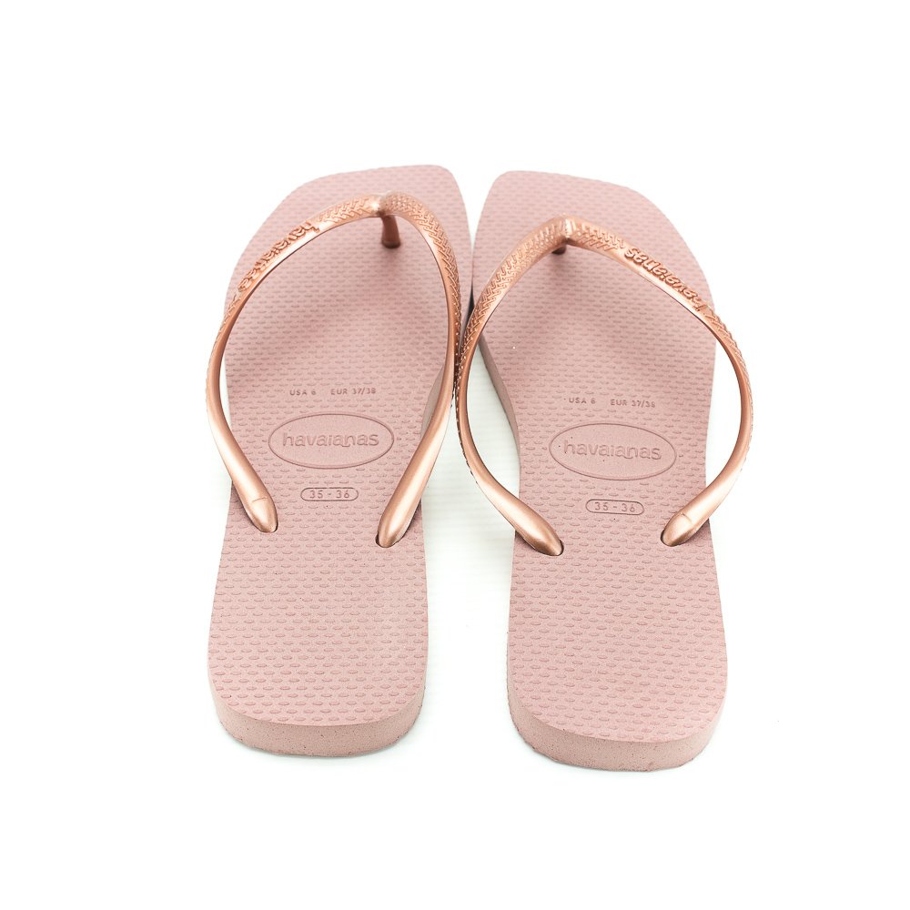 Chinelo Feminino Havaianas Slim Square - Rosa Rosa 3