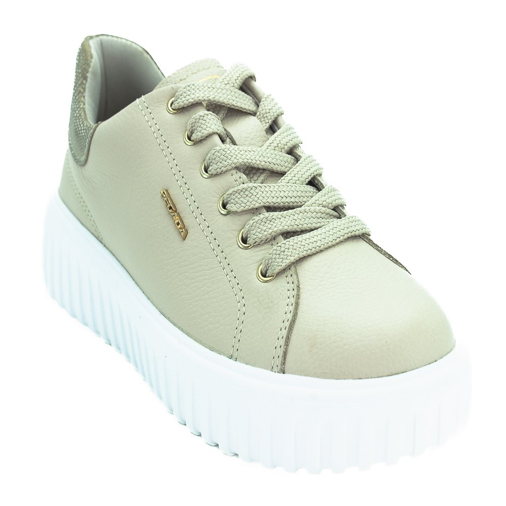 Tênis Feminino Pegada 212104-02 - Bege Bege 2