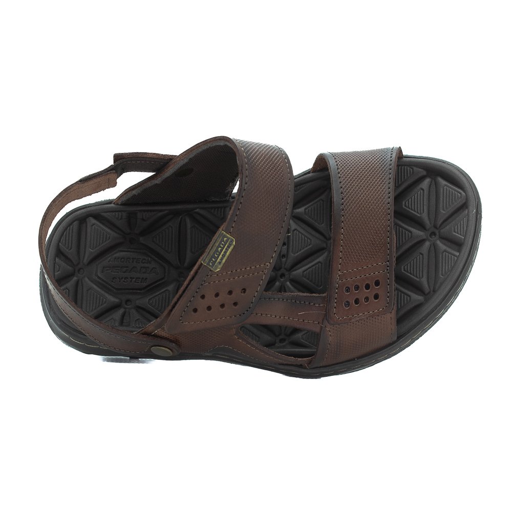 Sandália Masculina Pegada 133206-02 - Marrom Marrom 5