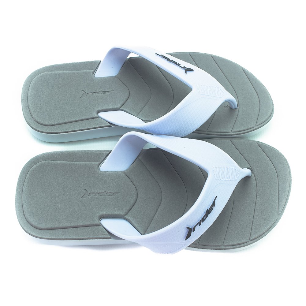 Chinelo Masculino Rider Pulse Dedo - Branco Branco 2