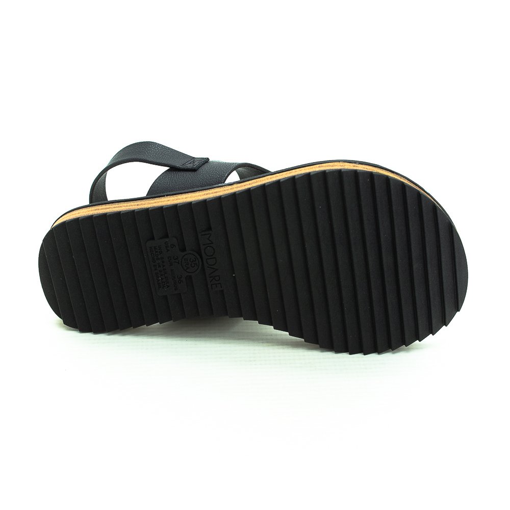 Sandália Feminina Modare 7141.120 - Preto Preto 4