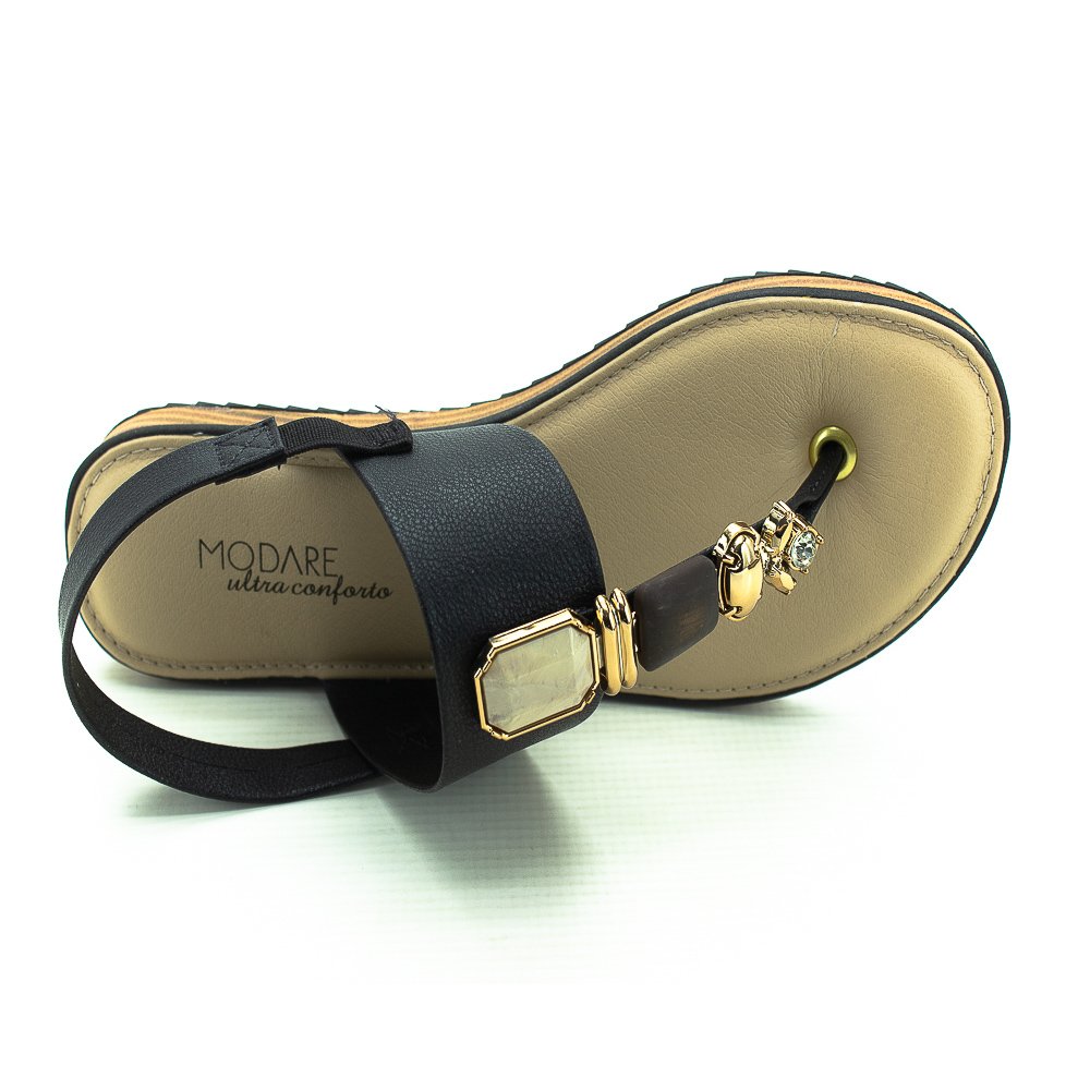 Sandália Feminina Modare 7141.120 - Preto Preto 5