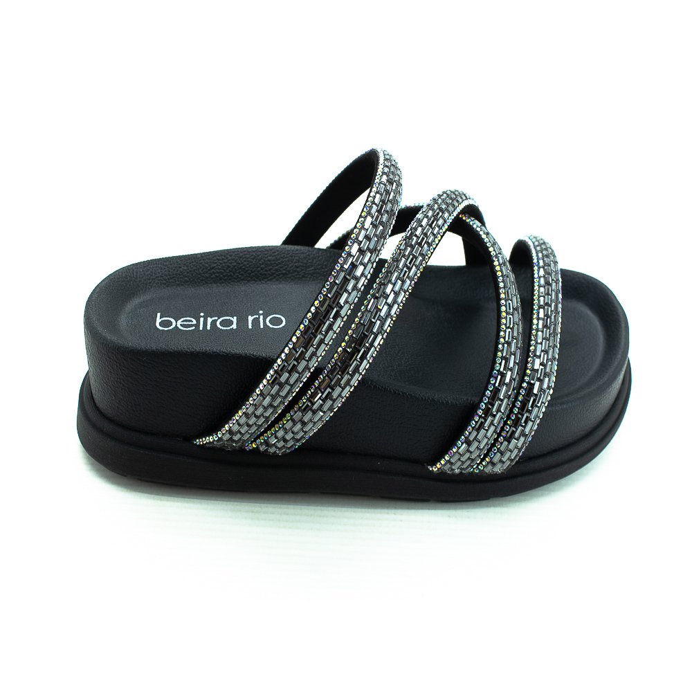 Papete Feminina Beira Rio 8534.105 - Preto