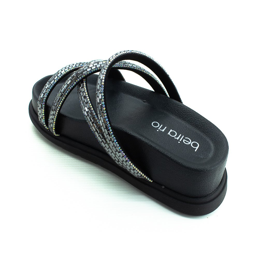 Papete Feminina Beira Rio 8534.105 - Preto Preto 2