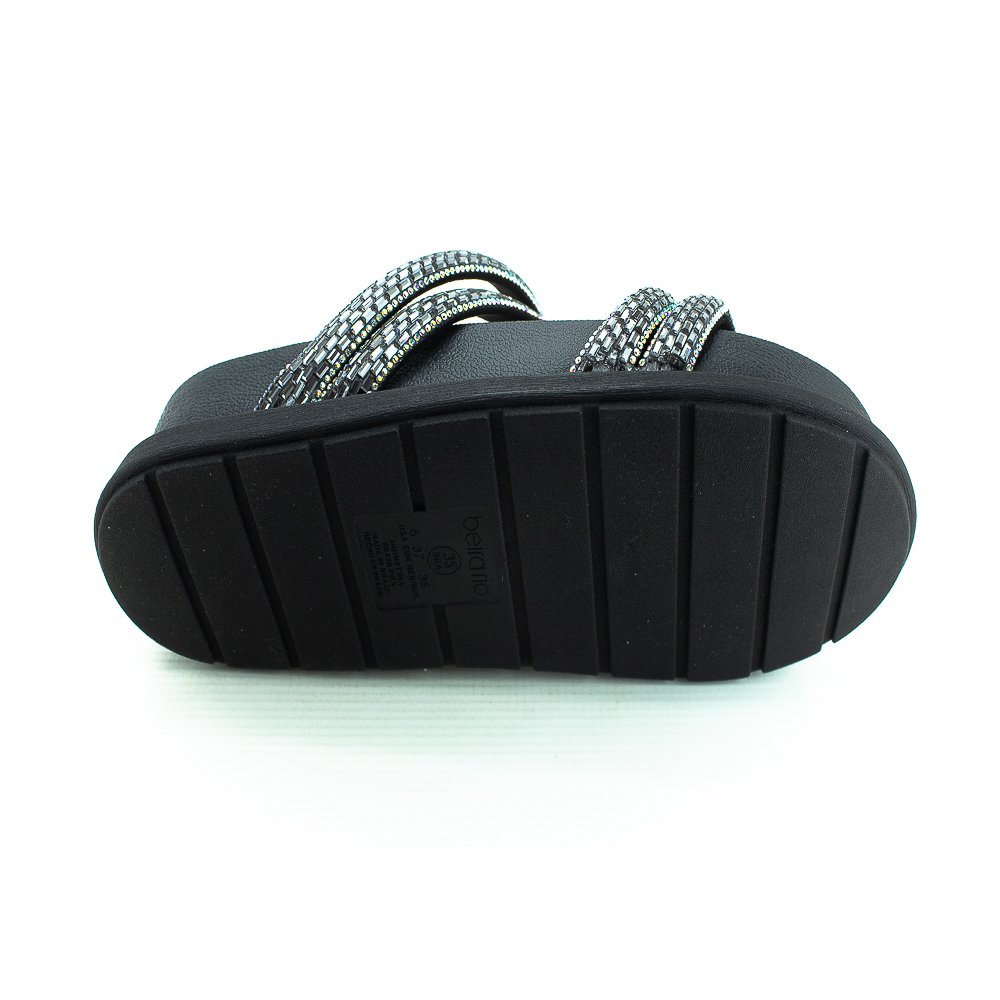 Papete Feminina Beira Rio 8534.105 - Preto Preto 4