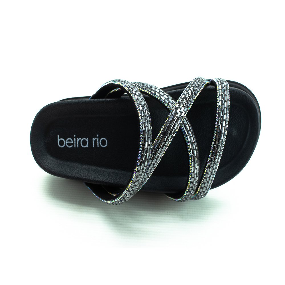 Papete Feminina Beira Rio 8534.105 - Preto Preto 5