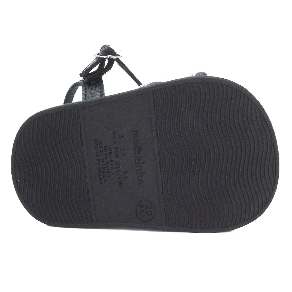 Sandália Infantil Menina Molekinha 2733.104 - Preto Preto 4