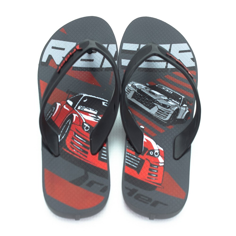 Chinelo Infantil Menino Rider Street Joy - Cinza Cinza 3