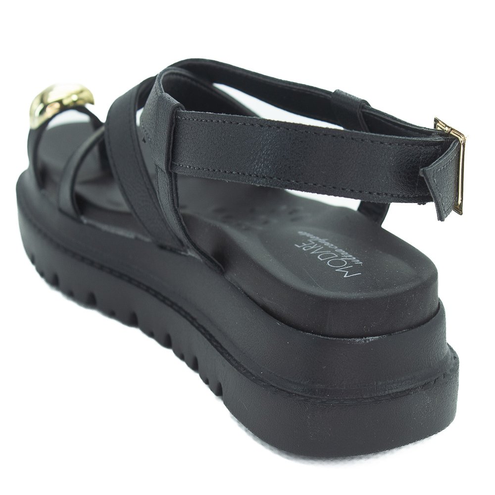 Sandália Feminina Modare 7200.107 - Preto Preto 3