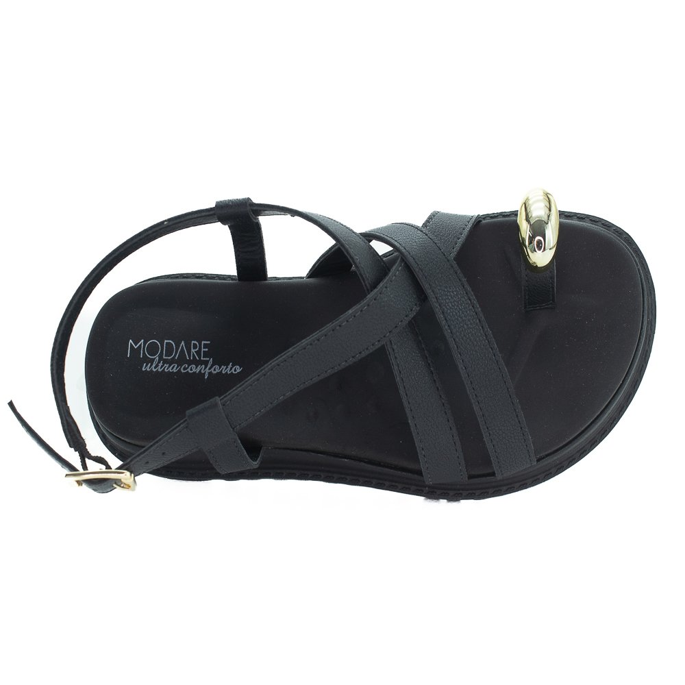 Sandália Feminina Modare 7200.107 - Preto Preto 5