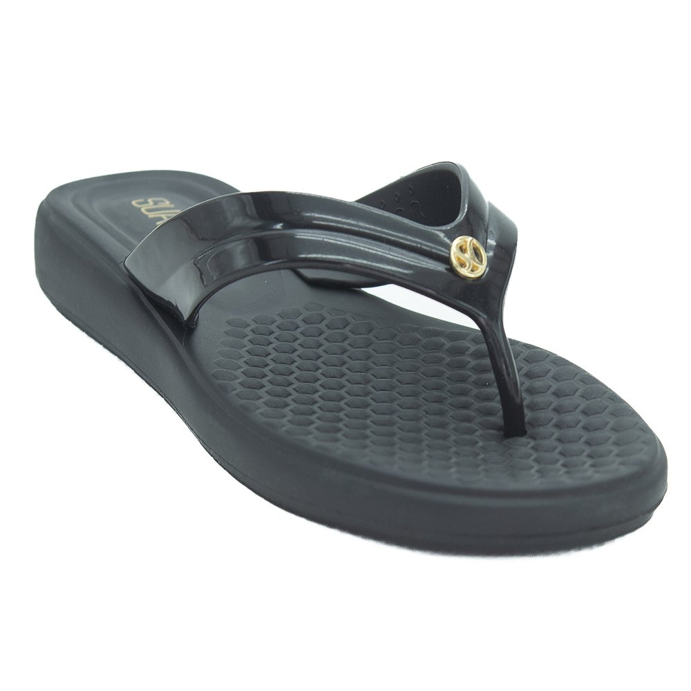 Chinelo Feminino Sua Cia 8512.17019 - Preto Preto 2