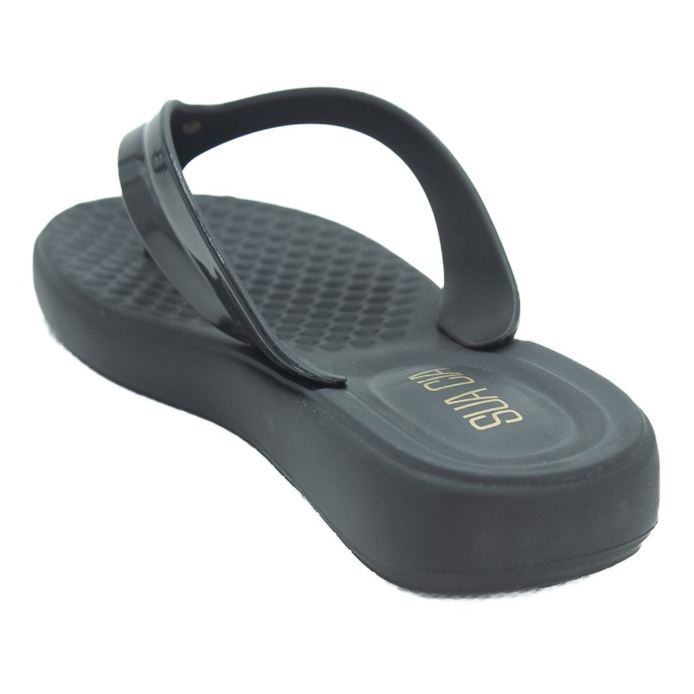 Chinelo Feminino Sua Cia 8512.17019 - Preto Preto 3