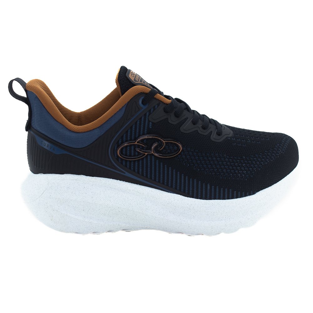Tênis Masculino Olympikus Curva - Preto