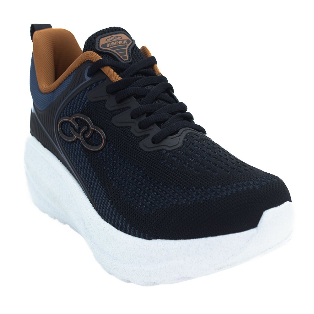 Tênis Masculino Olympikus Curva - Preto Preto 2