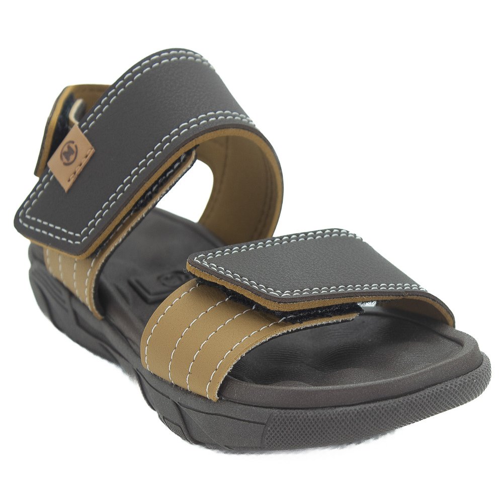 Sandália Infantil Menino Molekinho 2400.155 - Marrom Marrom 2