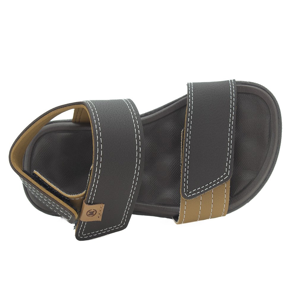 Sandália Infantil Menino Molekinho 2400.155 - Marrom Marrom 5