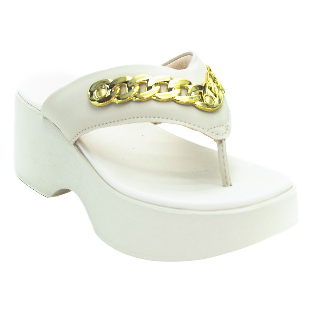 Tamanco Feminino Moleca 5503.117 - Branco Branco 2